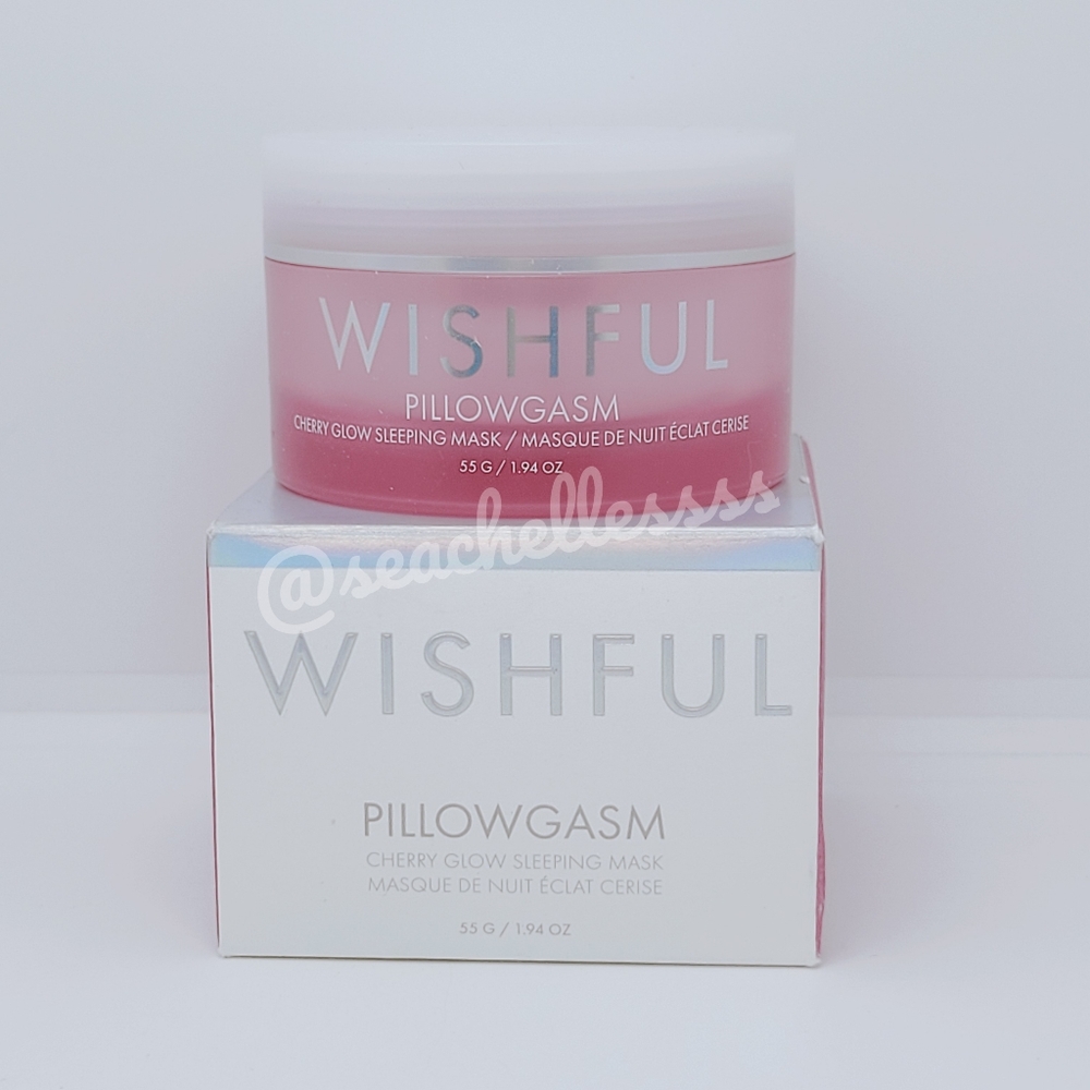 Huda Beauty WishFul Pillowgasm Cherry Glow Sleep Mask | Brand New in Box | NWT